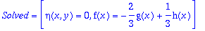 ans2_1 := TABLE([1 = TABLE([Case = [[3*f(x)+2*g(x)-...