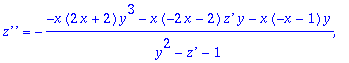 ans1 := TABLE([Constraint = [`x'`^4+2*`z'`^2*`x'`^2...