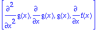 [diff(g(x),`$`(x,2)), diff(g(x),x), g(x), diff(f(x)...