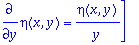 ans1 := TABLE([Solved = [diff(xi(x,y),x) = -1/2*eta...