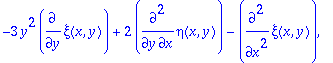 sys1 := [diff(xi(x,y),`$`(y,2)), diff(eta(x,y),`$`(...