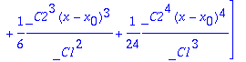 tay_ser := [y(x) = _C1+_C2*(x-x[0])+1/2*_C2^2/_C1*(...