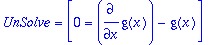TABLE([Solved = [diff(f(x),x) = -f(x)^2/(diff(g(x),...