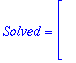 TABLE([Solved = [diff(f(x,t),`$`(x,3)) = -diff(f(x,...